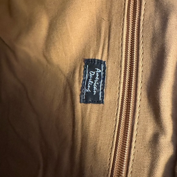 American Darling Brown and Tan Geometric Tote - Picture 5 of 7